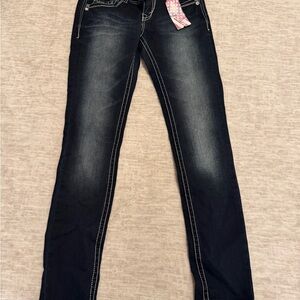 Wallflower Women's Dark Blue Skinny Jeans